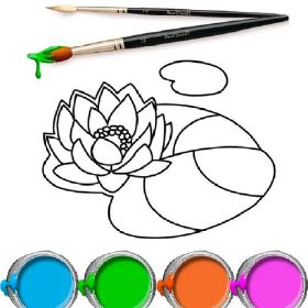 Lotus Flower Coloring Book